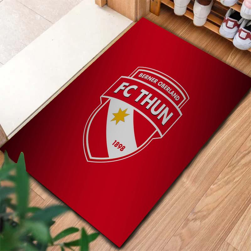 Fc Thun Logo Carpet Rug For Living Room Bedroom Home Sofa Decoration Kids Play Nonslip Floor Mat