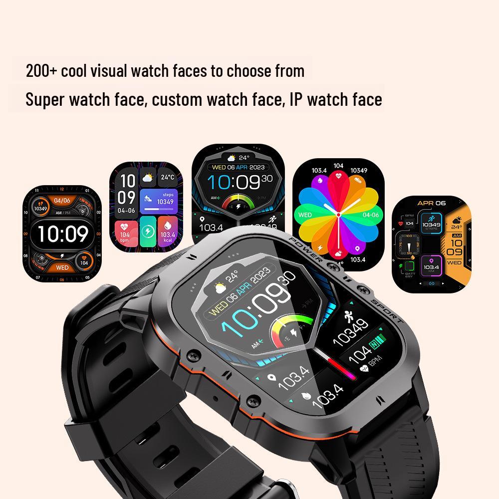 C26 Smartwatch: AMOLED Screen, Bluetooth Calling, Outdoor Heart Rate & Blood Oxygen Monitoring, Sports-Ready