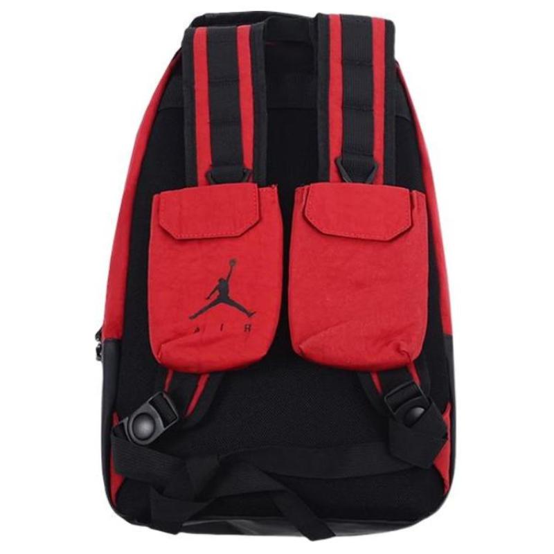 Jordan Zaino da Basket in Poliestere Regolare da Uomo Rosso Jordan 9A0345-R78