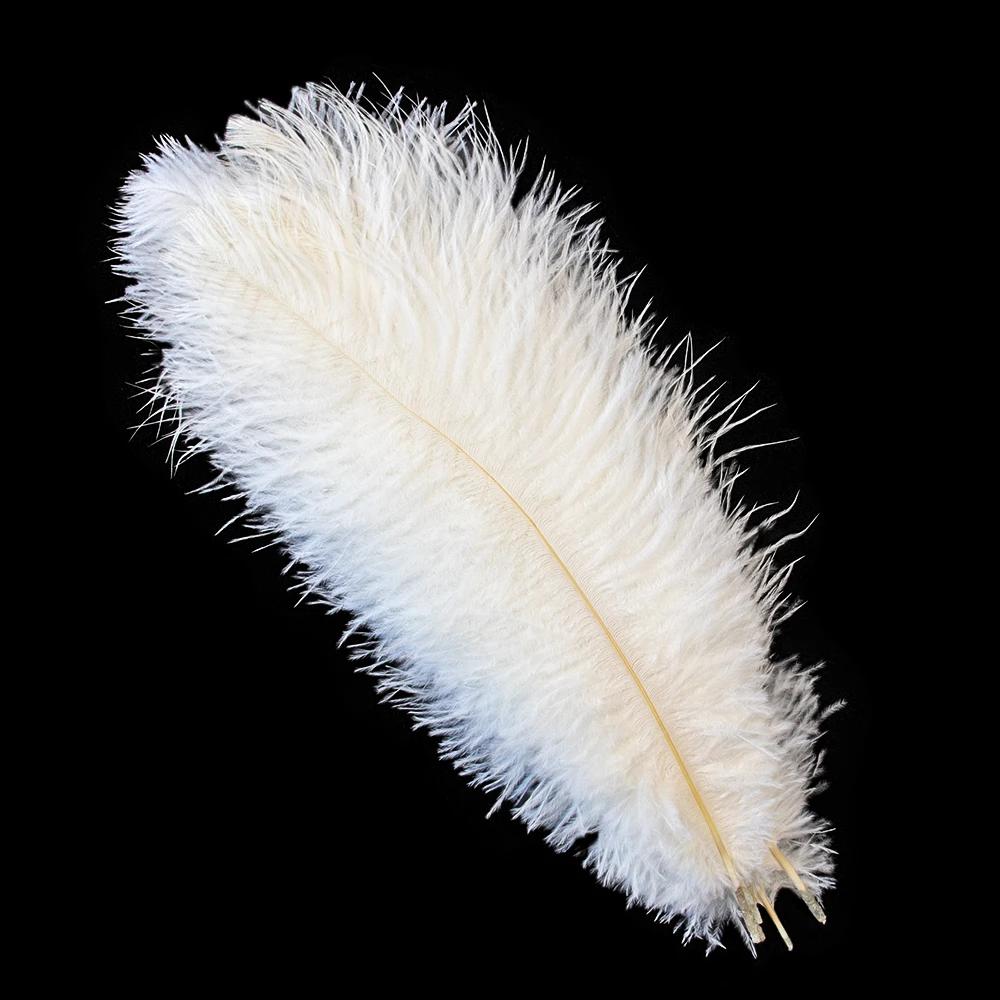 20-45Cm/8-18Palců Barevná Pštrosí Pera 10Ks/Lot Bílé Pštrosí Peří Velkoobchod Pro Svatbu Domů Váza Osvětlení Plumas Dekorace