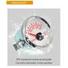 ELING Newest Waterproof Universal 52mm (2") Voltmeter Volt Gauge Meter  with Red Backlight for Car Boat Yacht Truck