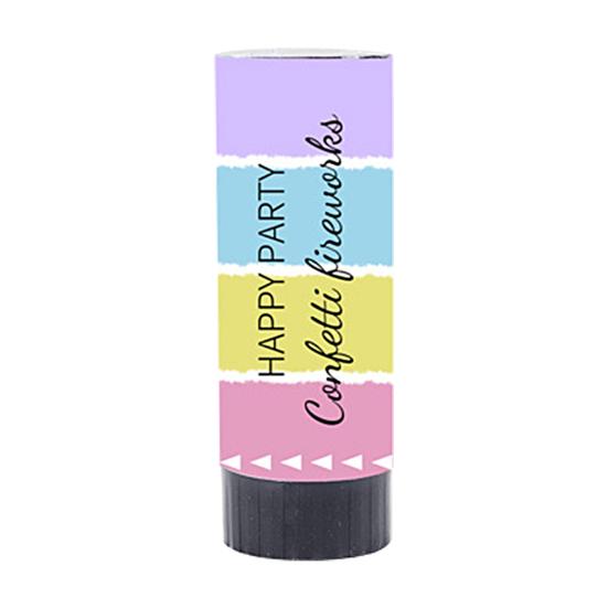 Great Decorative Durable Confetti Tube Cheerful Spring Turn Party Poppers for Fun
