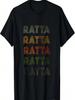 Liebesherz Ratta Tee Grunge Vintage Stil Schwarzes Ratta T-Shirt