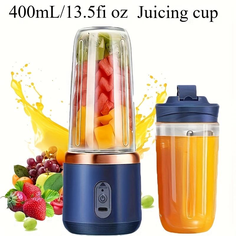 Portable Rechargeable Juicing Cup with Built-in Battery, Multi-Functional Mini Blender for Home and Travel