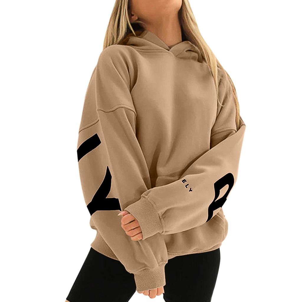 Womens Hoodies Fall Fashion Sweatshirts  Printed Casual Long Sleeve Loose Sweatshirt  Fall Hoodie Sweatshirt