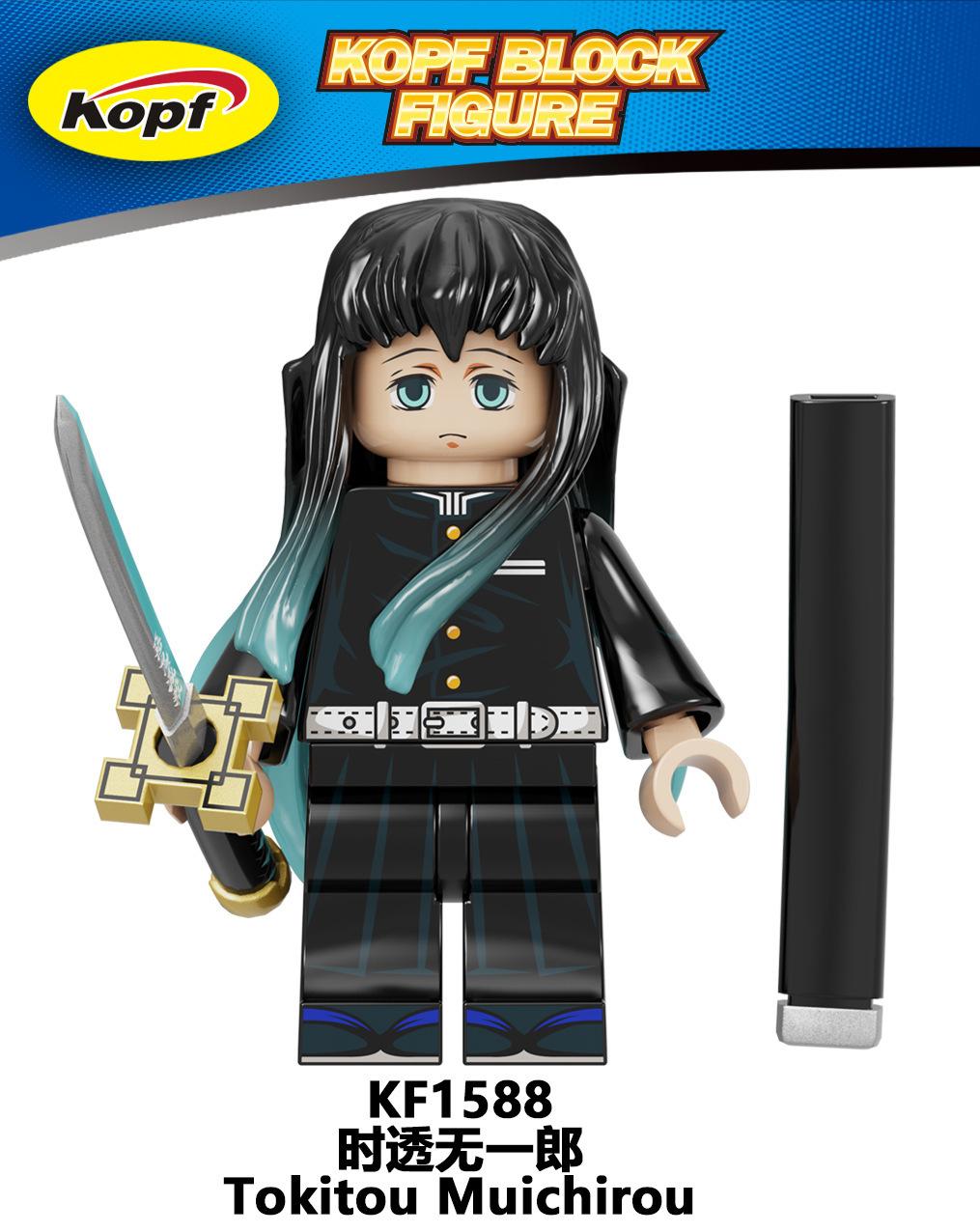 

Kf6146 Призрак Истребляющее Лезвие Строительный Блок Миниатюрные Маленькие Частицы Сращенные Игрушки Сумки Можно Выбрать The height of the figurine is about 4.5cm.