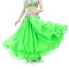 Three Layer Chiffon Rolled Edge Skirt Belly Dance High-end 12 Meter Large Swing Skirt Women's Group Dance Performance Costume