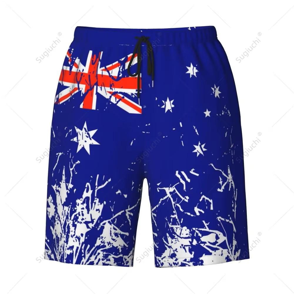 Boxing Shorts Pants Australia 3D Print Fighting Training MMA Mixed Martial Art Unisex Men Women Quick Dry Fitness Gym Sport Workout Casual Streetwear