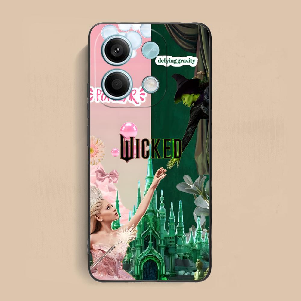 Mobile Wicked Phone Case for Xiaomi Redmi Note 13 12 11 10 9 8 7 6 S A Pro Lite Plus 5G Black Cellphones Smartphone Cover Redmi Note8 T