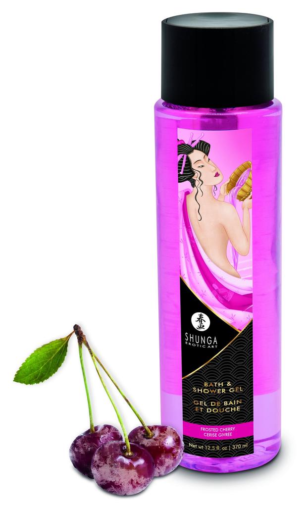 Gel de bain et douche Shunga Cerise Givrée 370ml - Shunga - Pour le bain