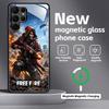 Garena Free Fire Phone Case For Samsung S26 S25 S24 S23 S22 S21 Plus Ultra Note20 Glass Magnetic Case