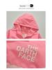 Girls' Spring and Autumn Color Block Windbreaker: Children's Fashionable Hooded Jacket