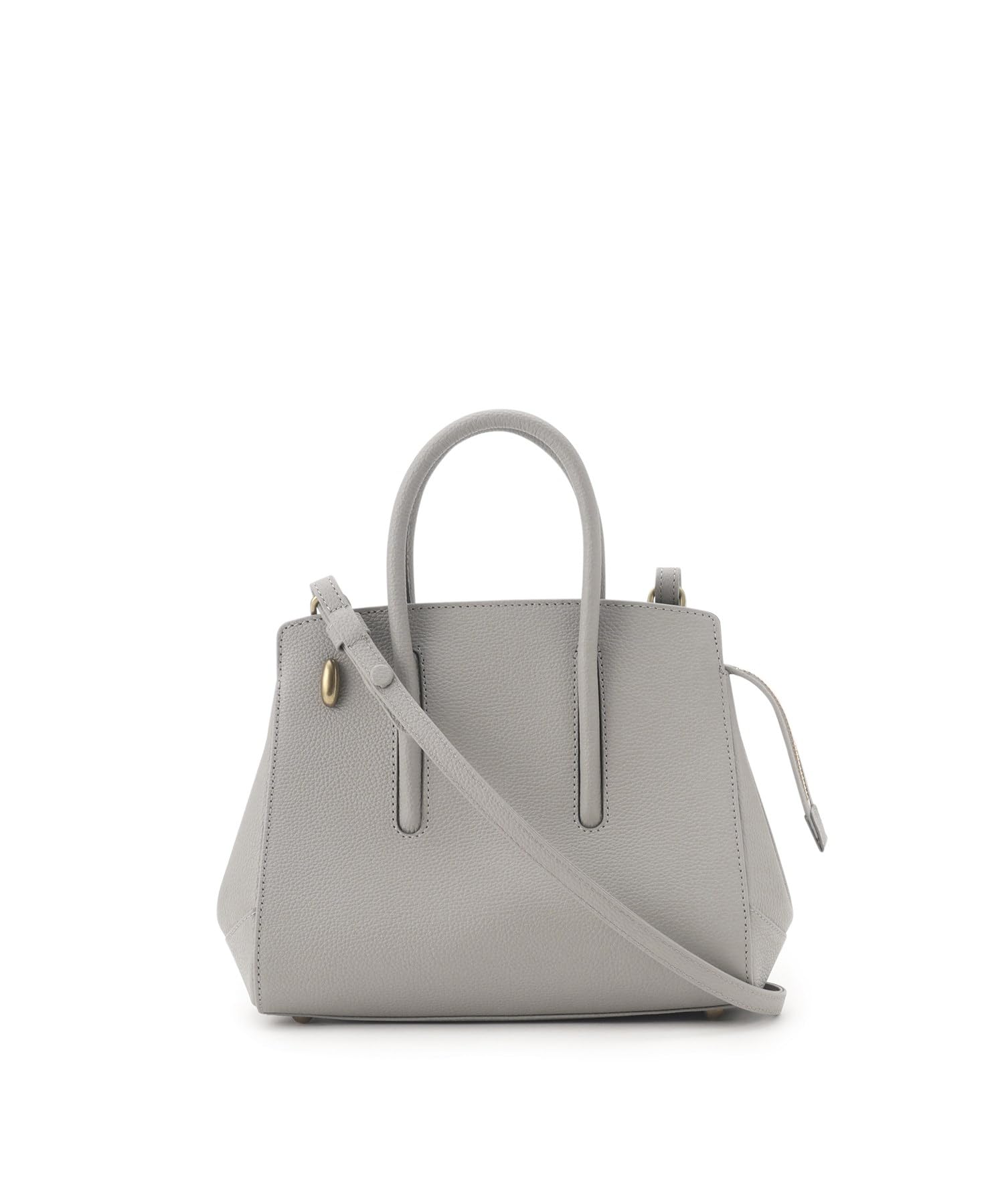 

Toff & Loadstone Jolie Light Shrink (S) Handbag with Shoulder Strap, Embossed Cowhide Leather, One Size, Ash and Light Gray
