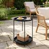 Chic Sofa Table, Storage Side Table, Stylish Sofa Table, Round Coffee Table, Nightstand, Plant Stand (only with sofa table)