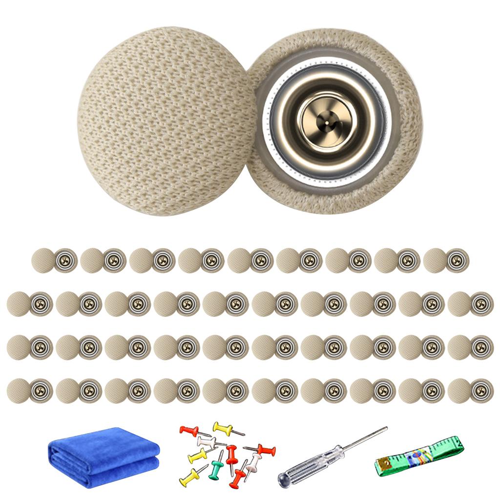 Universal Vehicle Roof Cloth Fastener Set 40Pcs No Tools Needed For DIY Car Interior Repair Quick Installation Rivet