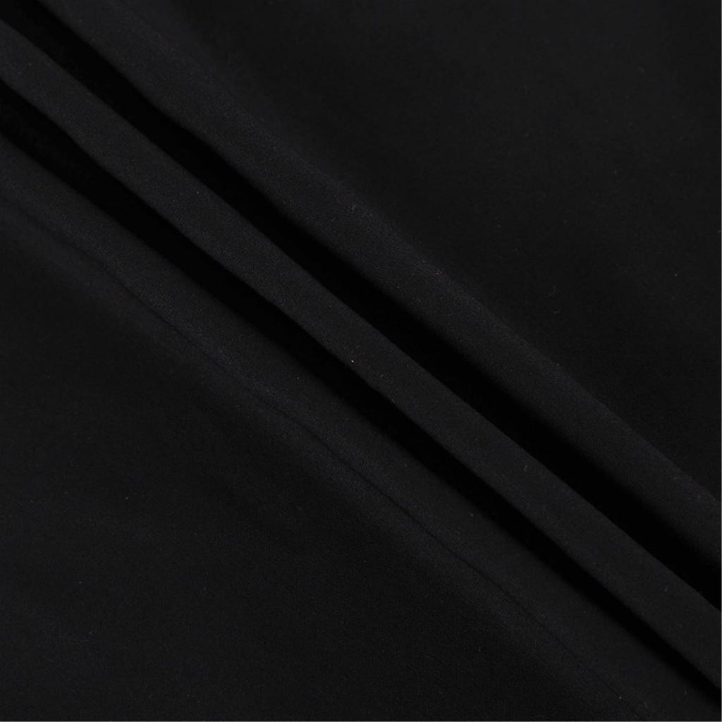 Nestkanina Maxi Solid Perfect for SKT033 Skirt, Beautiful, Long, Simple, Tight-Fit, Stylish, High-Waisted, Length, Feminine, Black, Leg-Lengthening,