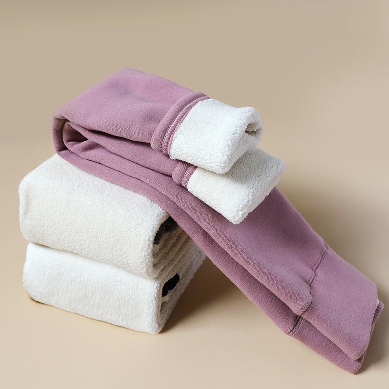 

Зимние леггинсы для девочек с бархатной подкладкой: Теплая цельная детская одежда для младенцев и малышей 130 cm