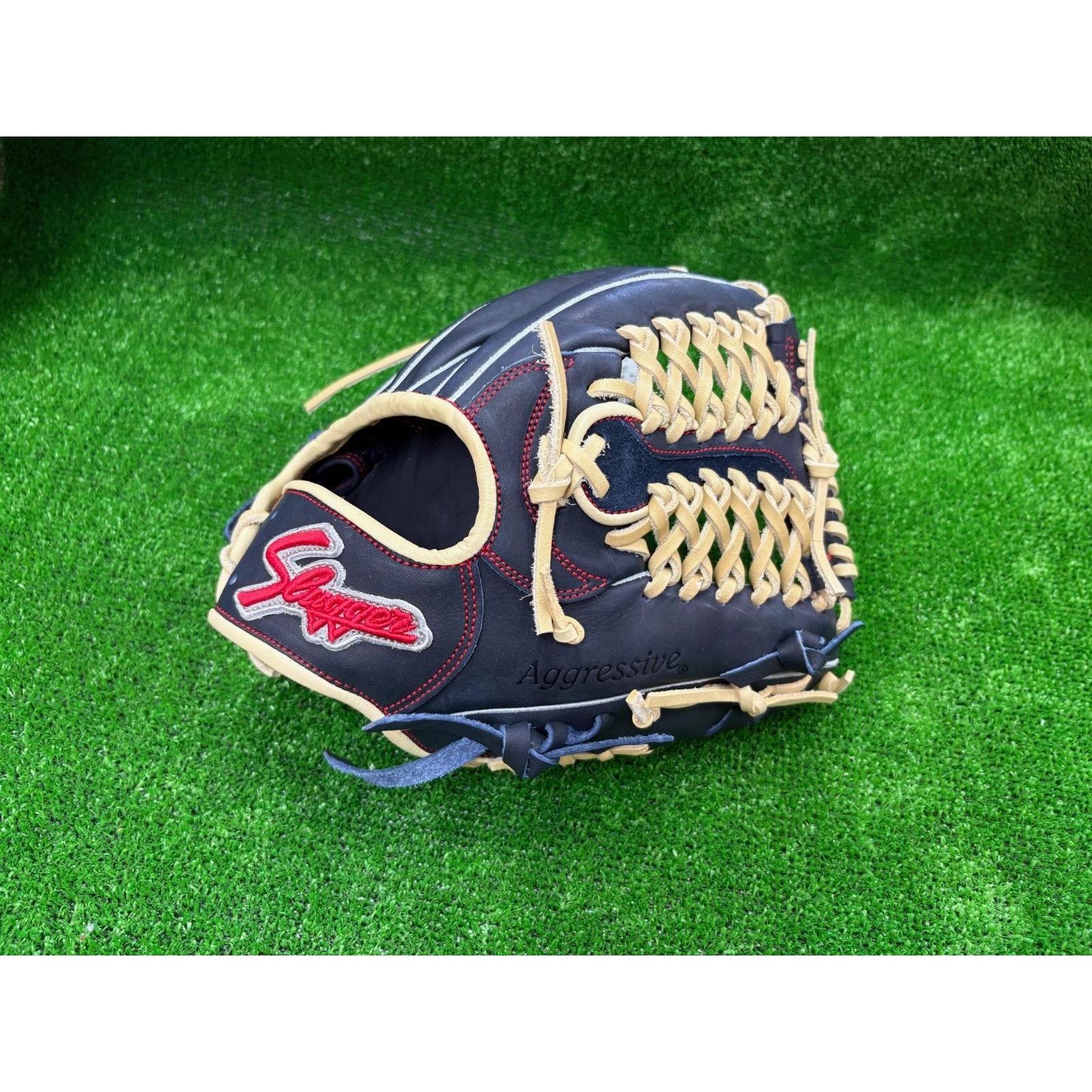 Used [Exhibition Limited] Kubota Slugger Limited Glove Softball M00 KS Black Trench