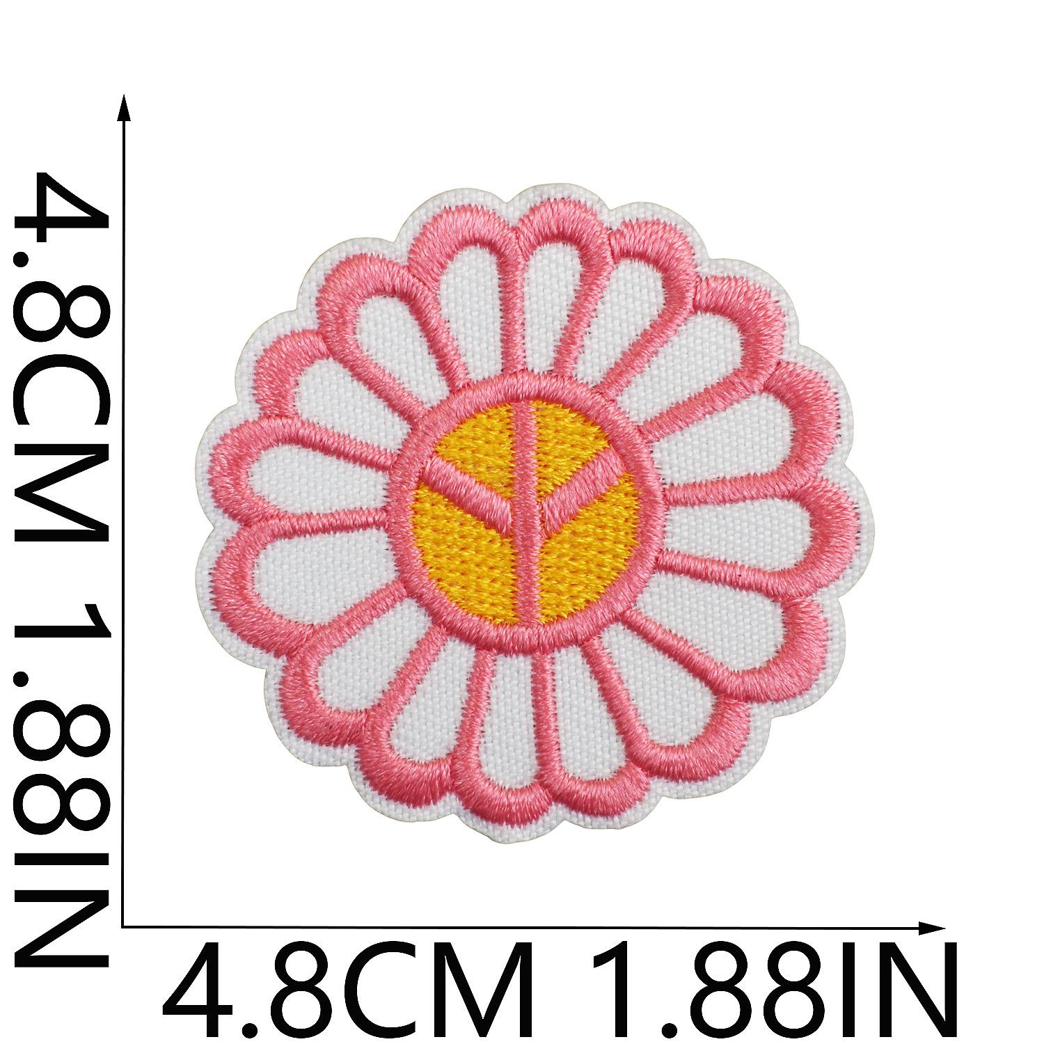 

Bohemian Style Embroidery Cloth Sticker Cartoon Eye Embroidery Chapter Boy Rainbow Patch Sticker Computer Embroidery Label Ironing no. 5_3 pieces