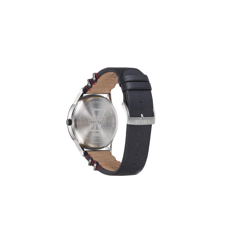 CITIZEN Eco-Drive Series Three-Eye Design Luminous Steel Strap Classic Watch Solar Quartz Cowhide Strap Men's Watch Black Dial BV1138-01W
