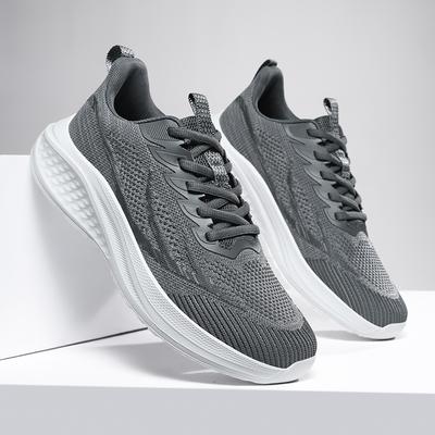 YRZL Men's Casual Running Shoes Breathable Mesh Sneakers Anti Slip Lightweight Athletic Sports Shoes for Men Walking Training