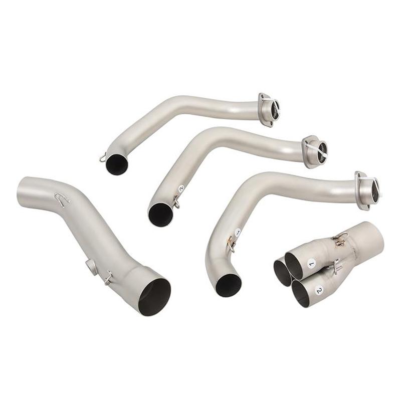 For Yamaha MT09 Tracer 900 2014 - 2020 Motorcycle Full System Exhaust Muffler Tube Header Front Connect Pipe Stainless Steel
