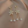 Painless Pearl Tassel Ear Clips for Women - Niche Design, No Piercing Required