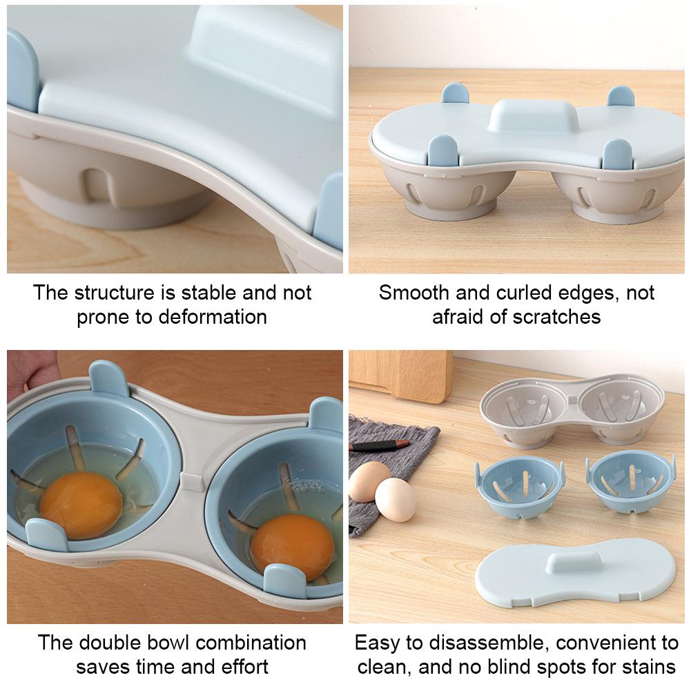 Steamer Manual Household Kitchen Microwave Oven Egg Cooker Microwave Oven Egg Cooking Box