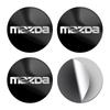 4X Car Wheel Center Hub Cap Badge Emblem Decal Wheel Sticker For Mazda 2 3 5 6 M5 Ms CX-4 CX-5 CX6 M3 M6 MX3 MX5 Car Accessories h1