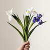 Realistic Pu Irish Iris Flower For Outdoor Events Home Office Decoration Gift