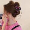 Y2k Bow Hair Claw Clip Oil Dripping Colorful Bowknot Shark Clip New Elegant Cute Sweet Women Hair Accessories