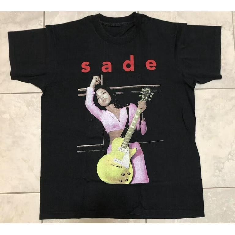 Черная футболка с гитарой Sade Хлопок Все размеры Унисекс S-234XL IM0365 Унисекс футболка XL