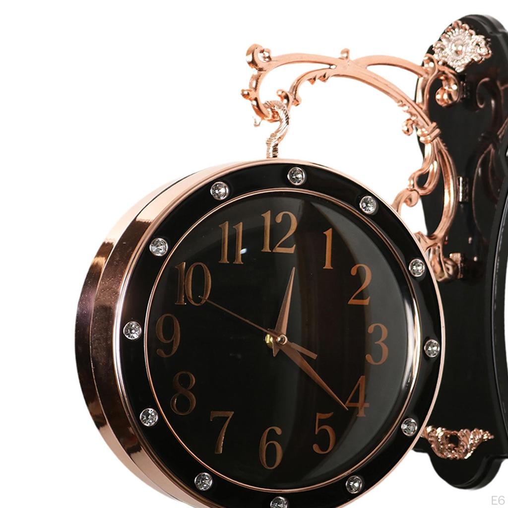 Double-Sided Wall Clock for Living Room And Porch