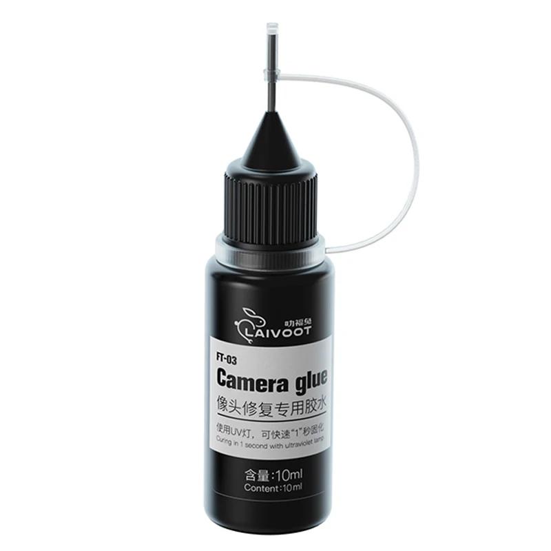 1Pcs 10ml transparent/black face ID repair Dot matrix glue 2S Quick curing UV glu Camera repair glue IC sealant glue прозрачный