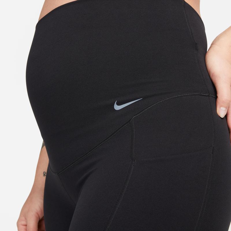 Nike Zenvy Air Series Logo Print Slim Fit High Waist Regular Shorts Women shorts Black FD8640-010
