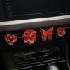 Retro Flower Car Air Outlet Aromatherapy Fancy Niche Style Camellia Car Vent Fragrant Stone Aroma Diffuser