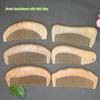 Black Gold and Golden Silk Sandalwood Fine-Tooth Comb, 13cm, Unisex Hair Care Gift
