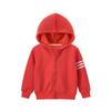 Brand Foreign Trade Autumn and Winter Baby Hooded Velvet Zip-up Shirt