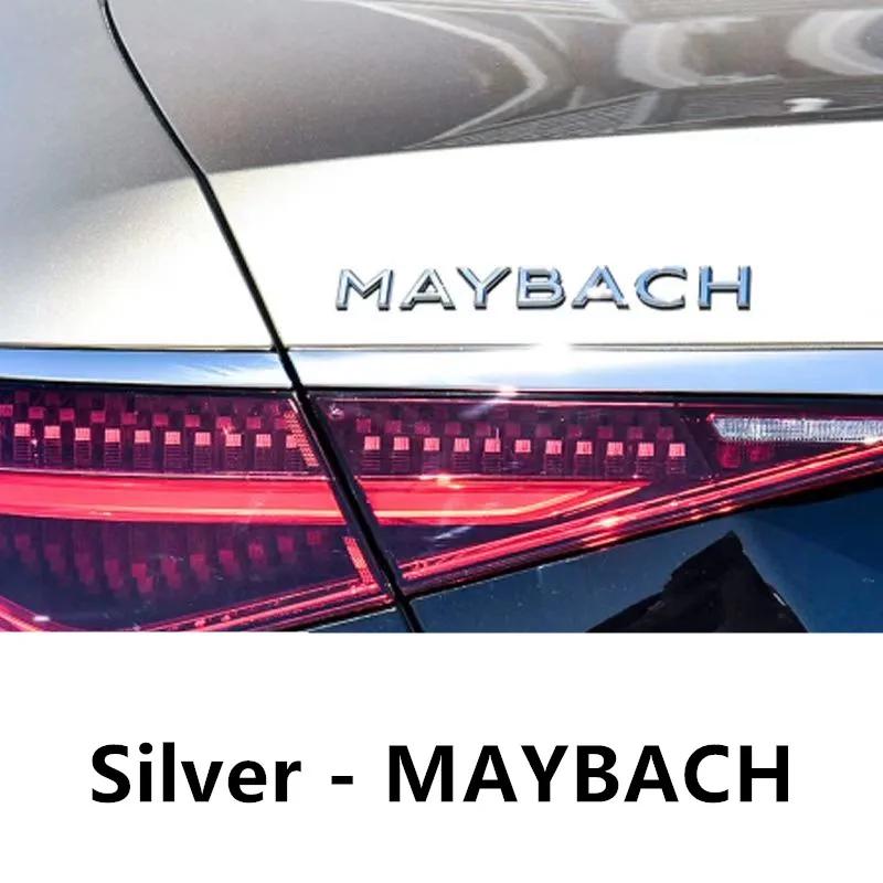 לוגו אותיות חדש לרכב S400 S580 S600 S680 GLS600 680 עבור מרצדס בנץ MAYBACH תא מטען אחורי מדבקה אביזרים תג סמל AH8