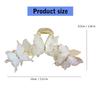Acrylic Butterfly Hair Clip for Female Mesh Jaw Clip Casual Wear Headpiece Elegant Wedding Hair Grip Sweet Hair Ornament