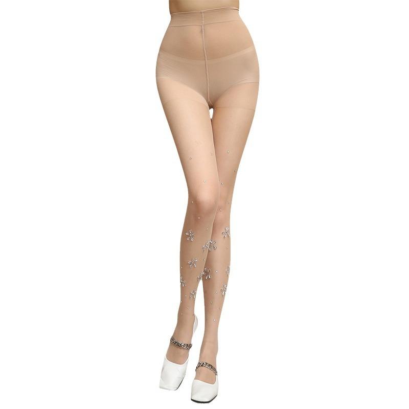 Summer Sexy Black Socks Pantyhose Thin Legs Anti-Hook Skin Tone Stockings Bare Leg Artifact Bottoming Stockings