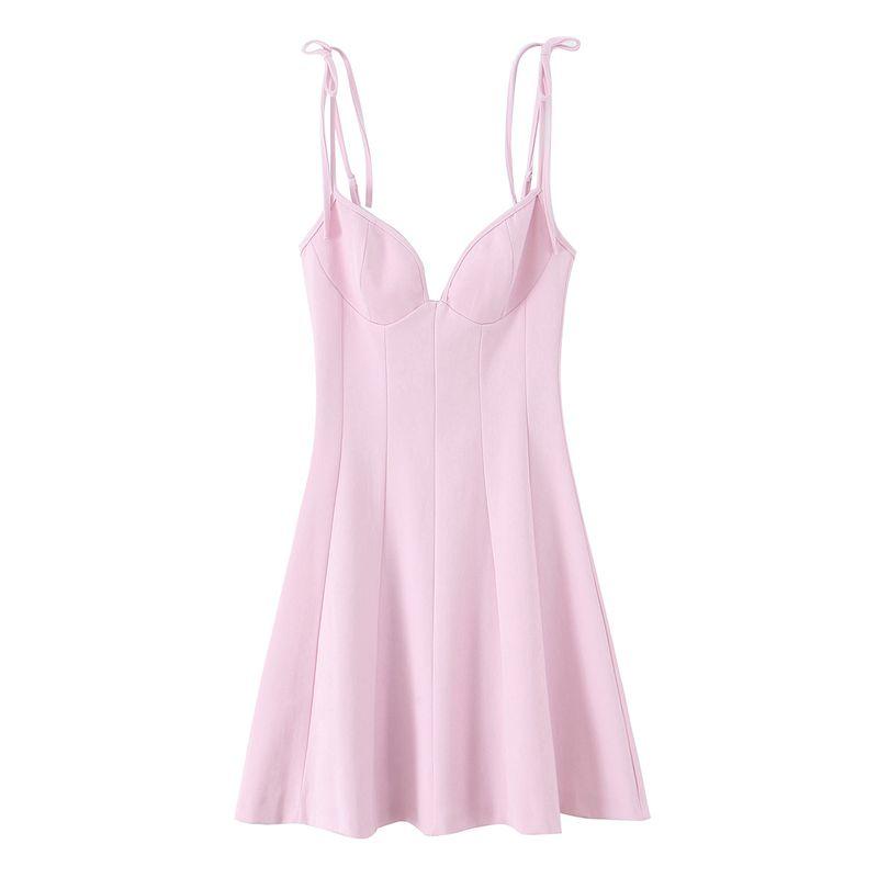 

Kaslead New Arrival Women s Clothing Fashion Style Fashion Flowers Print Poplin Dress 3152346 Pink L