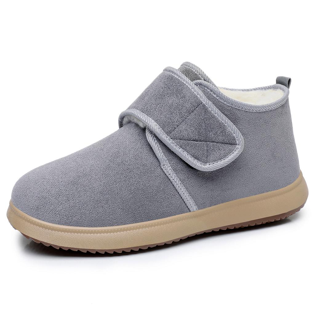 Cotton Shoes Women's Snow Boots Velcro Bag Heel Women's Boots Fashion Lightweight Boots Women's Fleece Thickened Cotton Boots