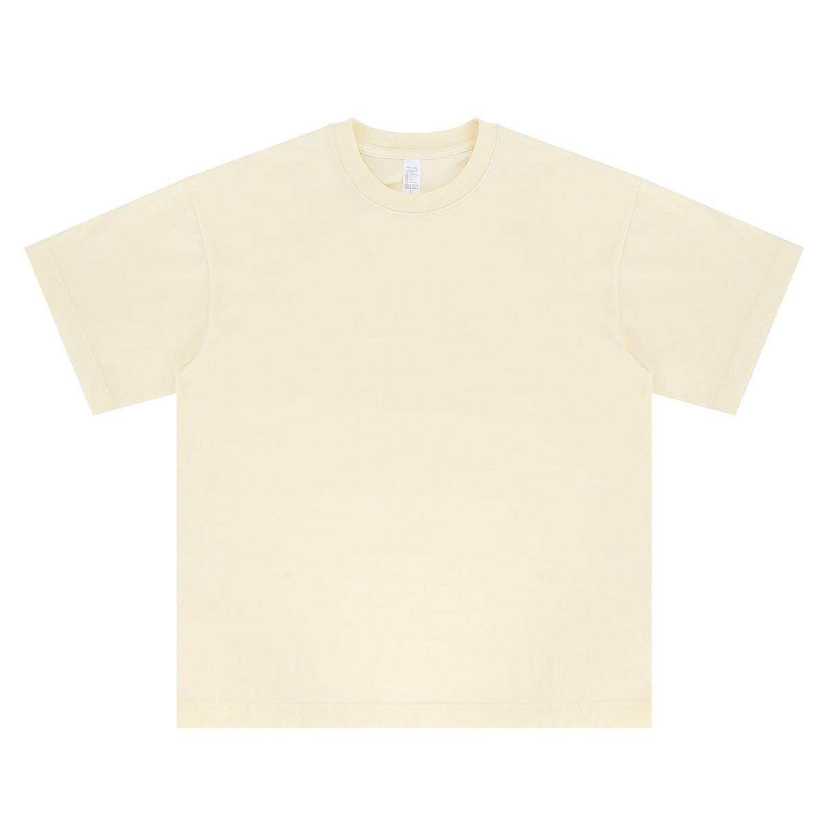 

Lan Hai 2025 Spring/Summer Men s Heavyweight Cotton Round Neck Short Sleeve Tee XXL