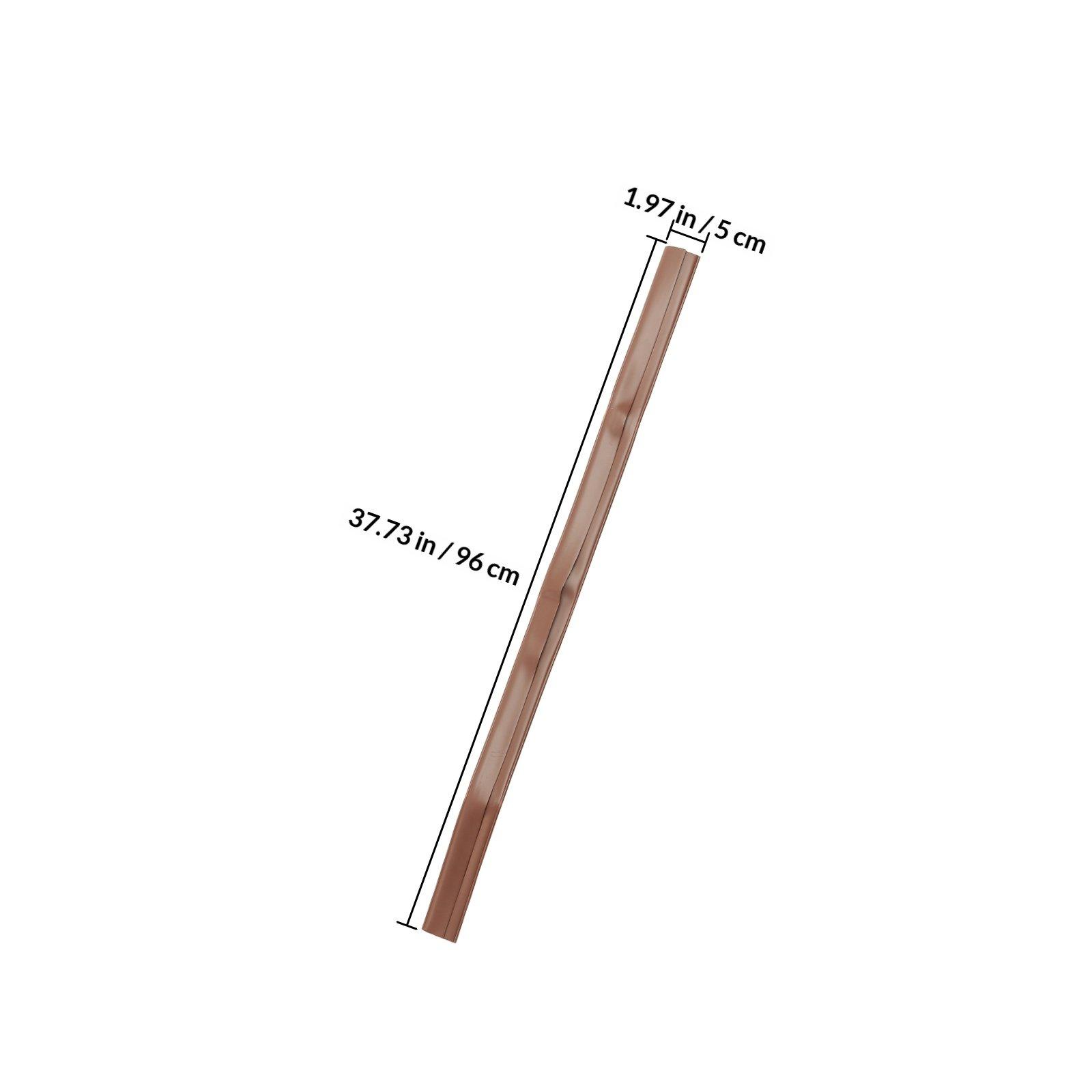 

Door Bottom Sealing Strip Windproof Dust Proof Insect Proof Noise Reduction Under Door Draft Stopper For Home Bedroom коричневий