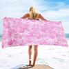 Daisy Print Extra Large Highly Absorbent Beach Towel, Quick-Dry & Super Soft for Travel Swim Yoga Women Men Sand Free Towels