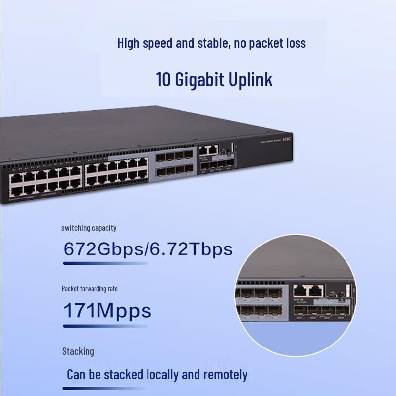 H3C S5560S-28S-EI Layer 3 Managed Enterprise Network Core Switch