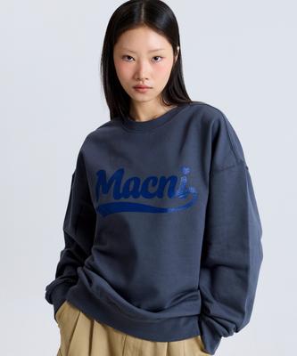 Makeuni Retro Logo Sweatshirt Charcoal