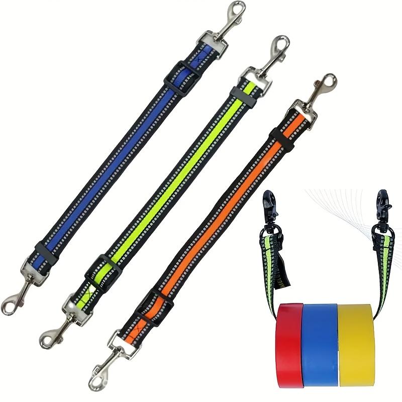 Multi Functional Electrical Tape Holder with Trigger Hook - Durable Polyester Fiber, Orange And Fluorescent Green, Blue And Red