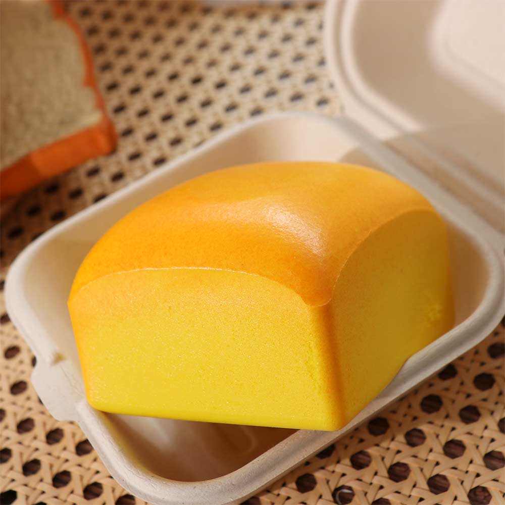 Cartoon Squishy Toast Bread Hand Relax Slow Rebound Toy Creative Sensory Fidget Ball Birthday Gift